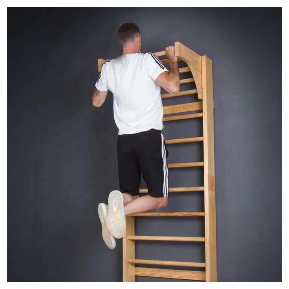 For Swedish wooden scale stretching body, gymnastics wall bar, wooden traction wall bar, gymnastics scale