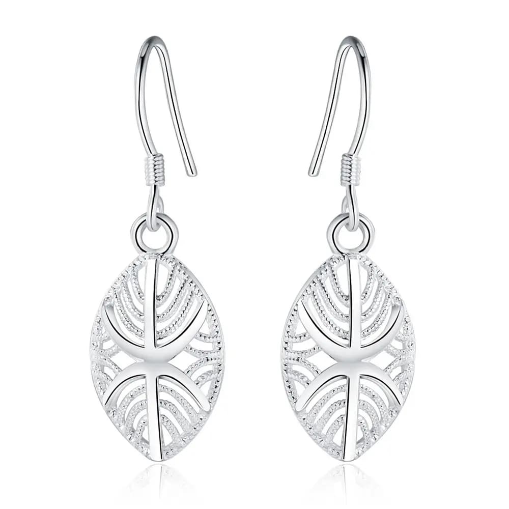 Promotion for women 925 Sterling Silver earrings charms wedding jewelry girl high quality fashion engagement classic