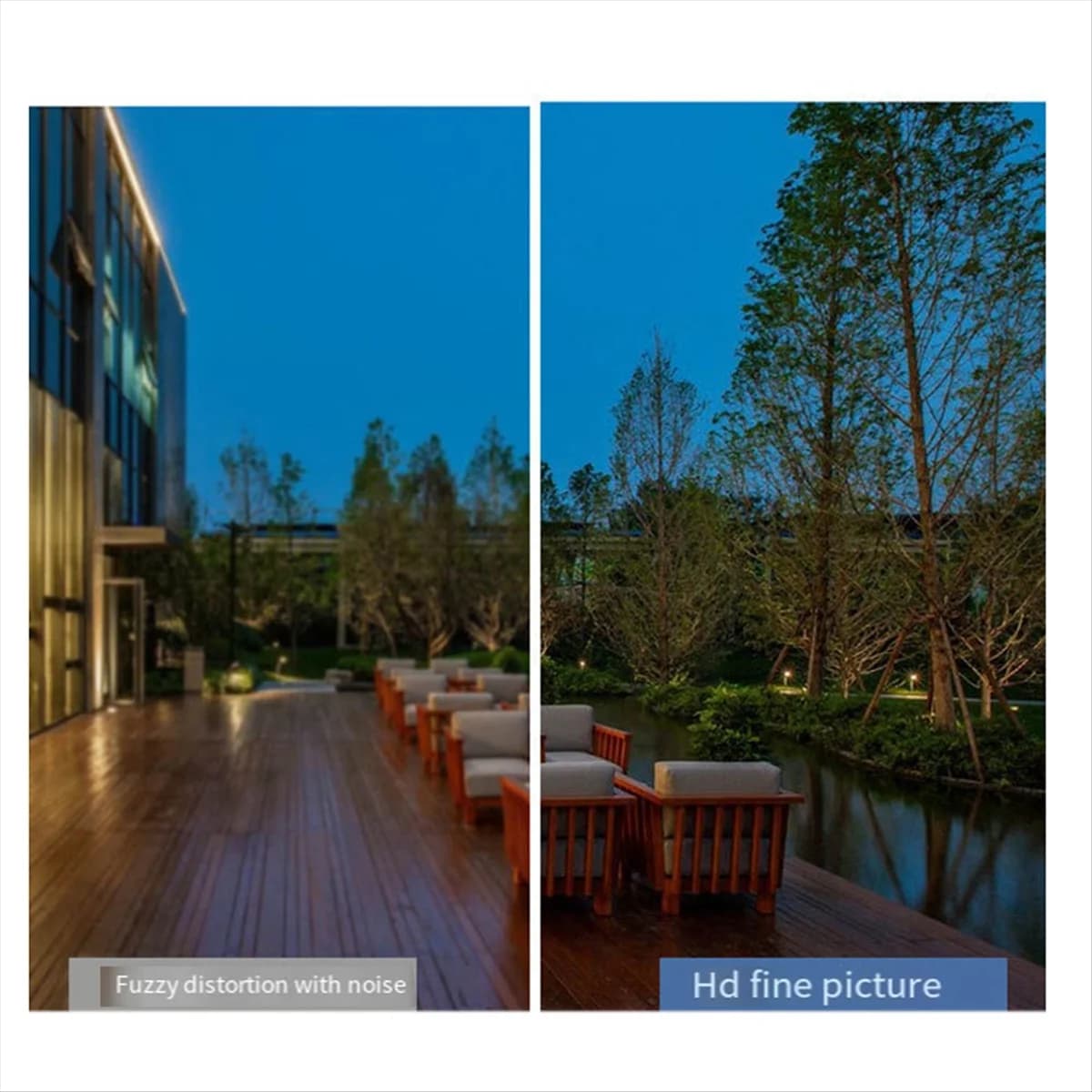 New Tech Tuya WiFi Room Garden Wall Lamp Safety Cameras Esterna IP65 PIR Intelligent Detection Sensor Luminous Alarm American Plug