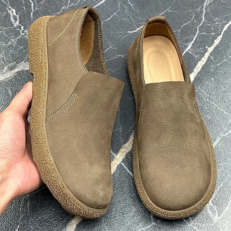 Nuove Scarpe Casual da Uomo 2026, Comode Mocassini Leggeri in Pelle, Scarpe Slip-on per Camminare e Guidare