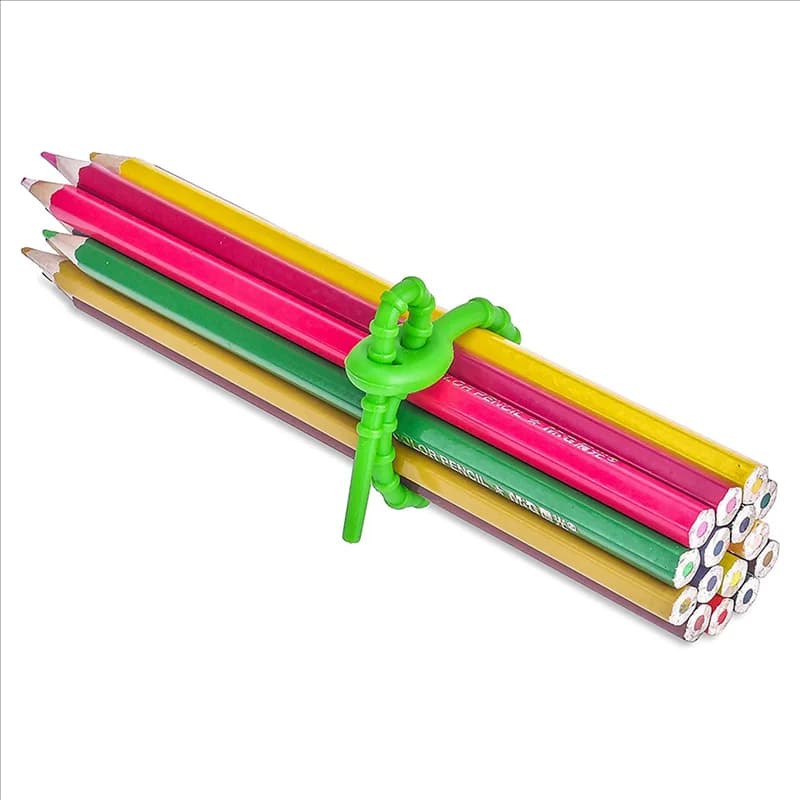 ABMR-40 fascette in silicone, fascette con cerniera durevoli, clip sigillanti per sacchetti, fascette per cavi, fascette per pane, fascette in gomma per l'home office