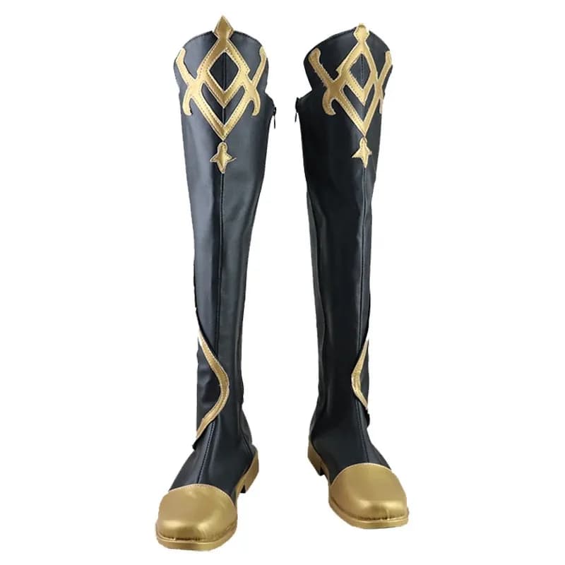 Scarpe e stivali cosplay per viaggiatore femminile del gioco "Yushin", adatti per feste di Halloween e Natale