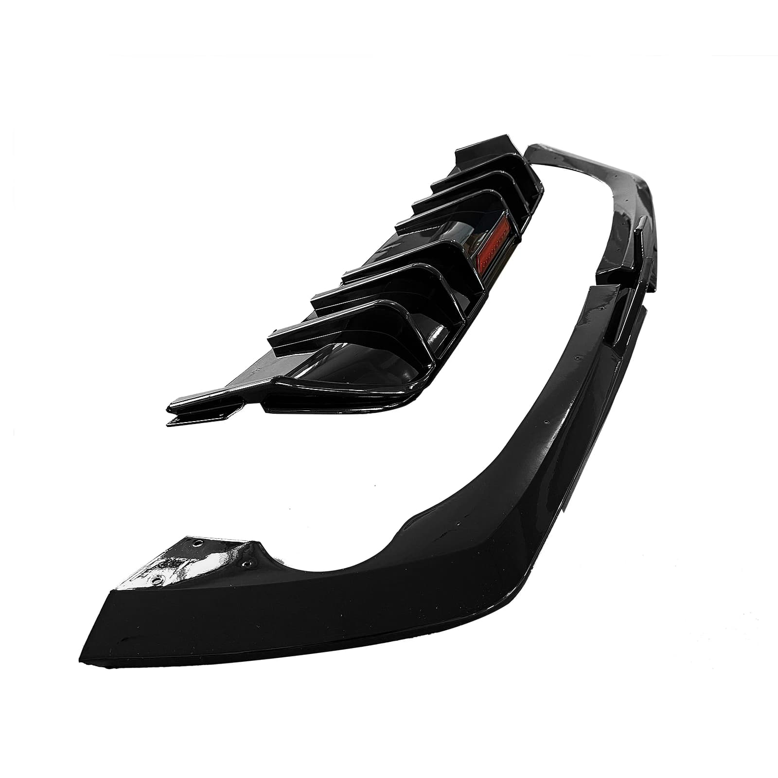 Car Rear Bumper Diffuser Lip For Kia K5 2021-2024 Tail Splitter Spoiler Guard Protector