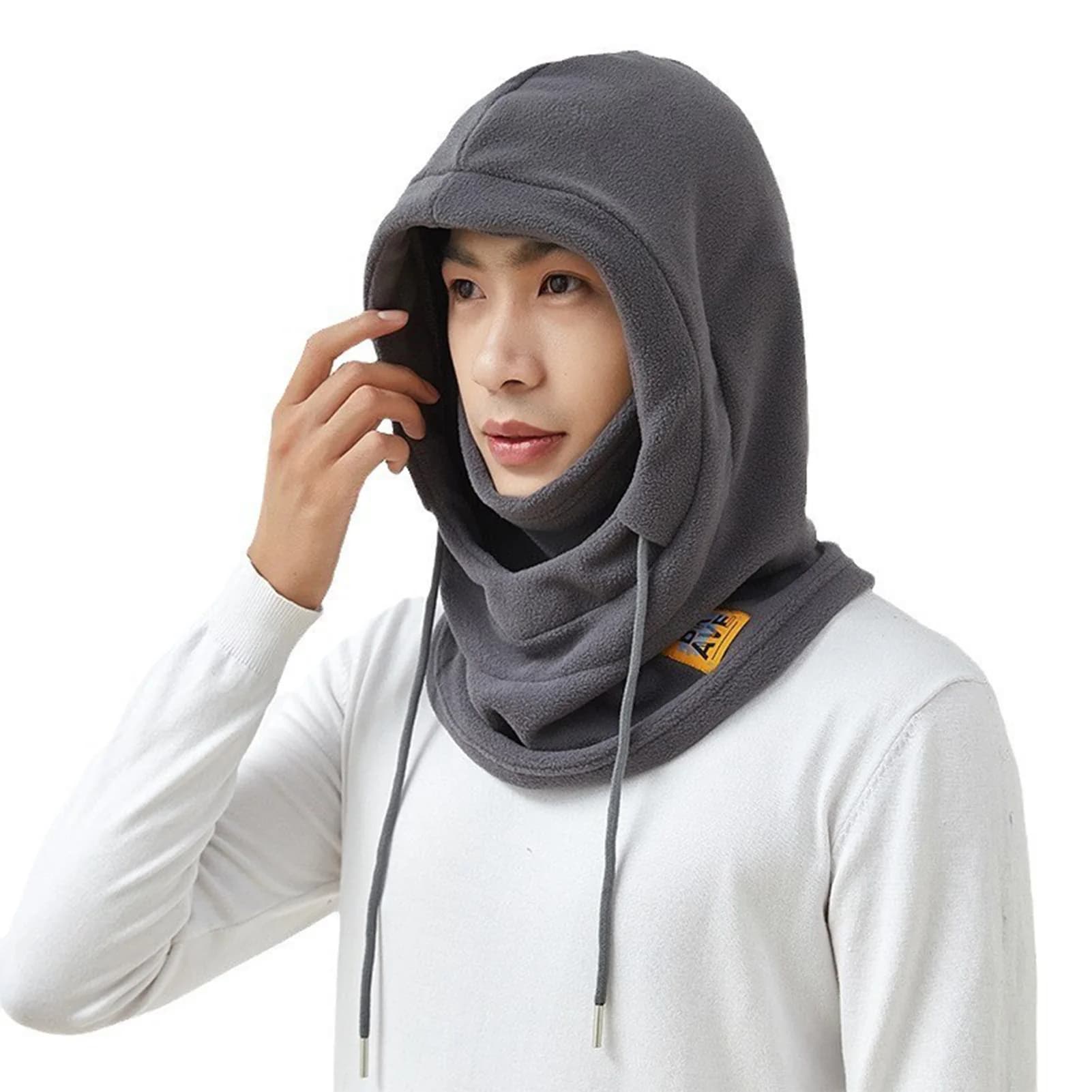 Windproof Thermal Balaclava Fleece Neck Warmer Hats Full Face Protection for Skiing Snowboarding Running Cycling Unisex Winter