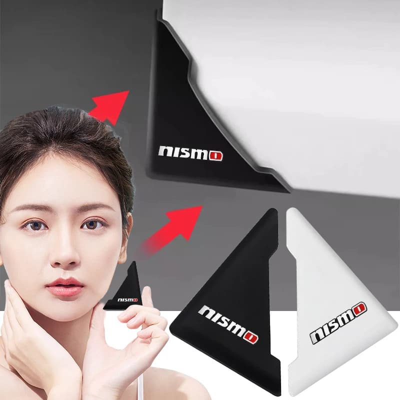 2 pz Auto Porta Angolo Paraurti Protezione di Sicurezza Adesivi per Nissan Nismo X-trail Qashqai Nota Juke Sentra Patrol Navara