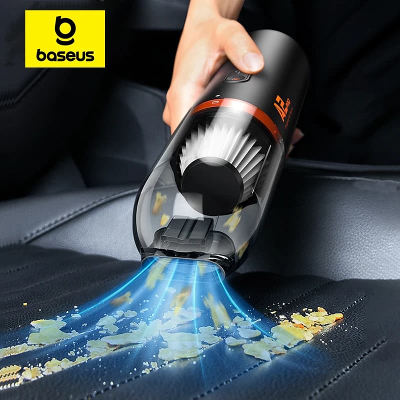Baseus Aspirapolvere 6000Pa Elettrodomestico portatile senza fili Pulizia auto Mini pulitore portatile senza fili portatile