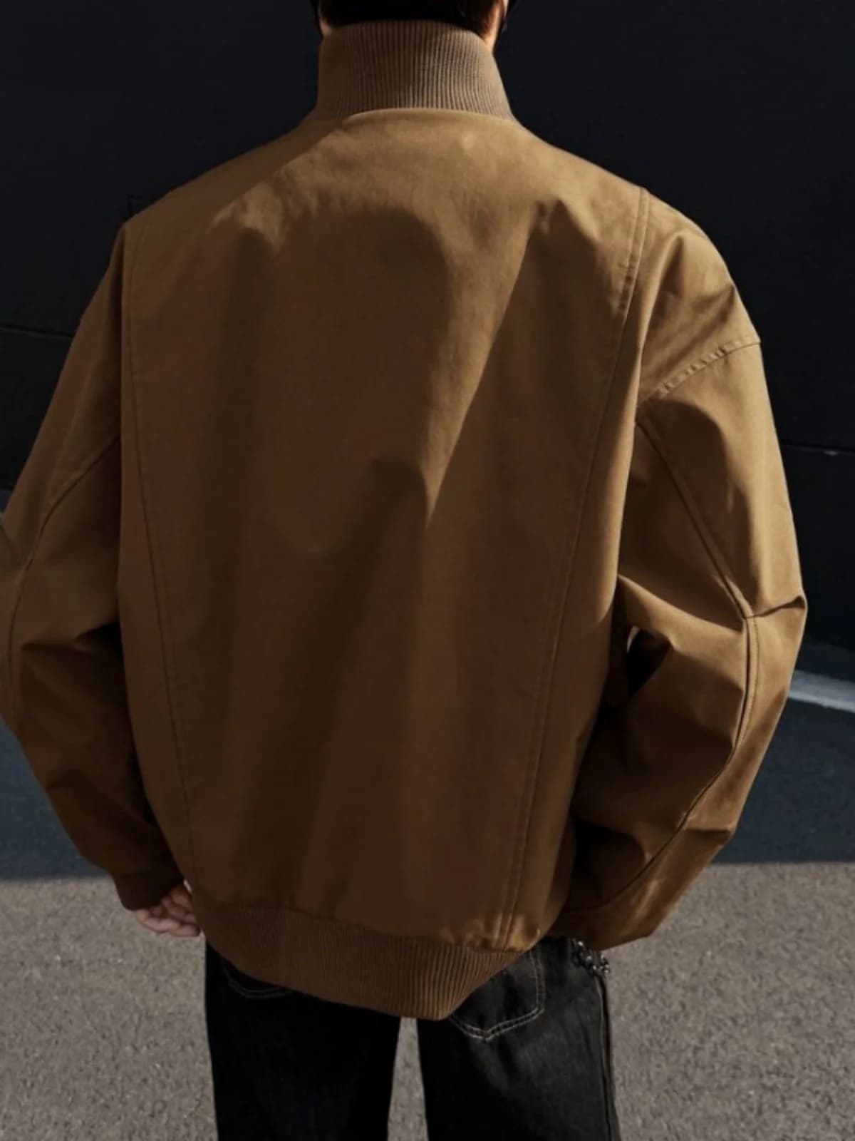 Nuovi Cappotti e Giacche da Uomo in Corduroy con Polsini, Stile College, Classico, Caldo, Foderato, Elegante, Raffinato, Decorato, per l'Autunno