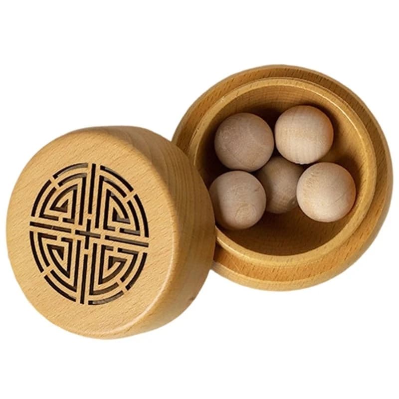 【A66I】Ancient Portable No Perfume DIY Fragrance Wooden Box Aroma Diffuser Decorations Items Living Room