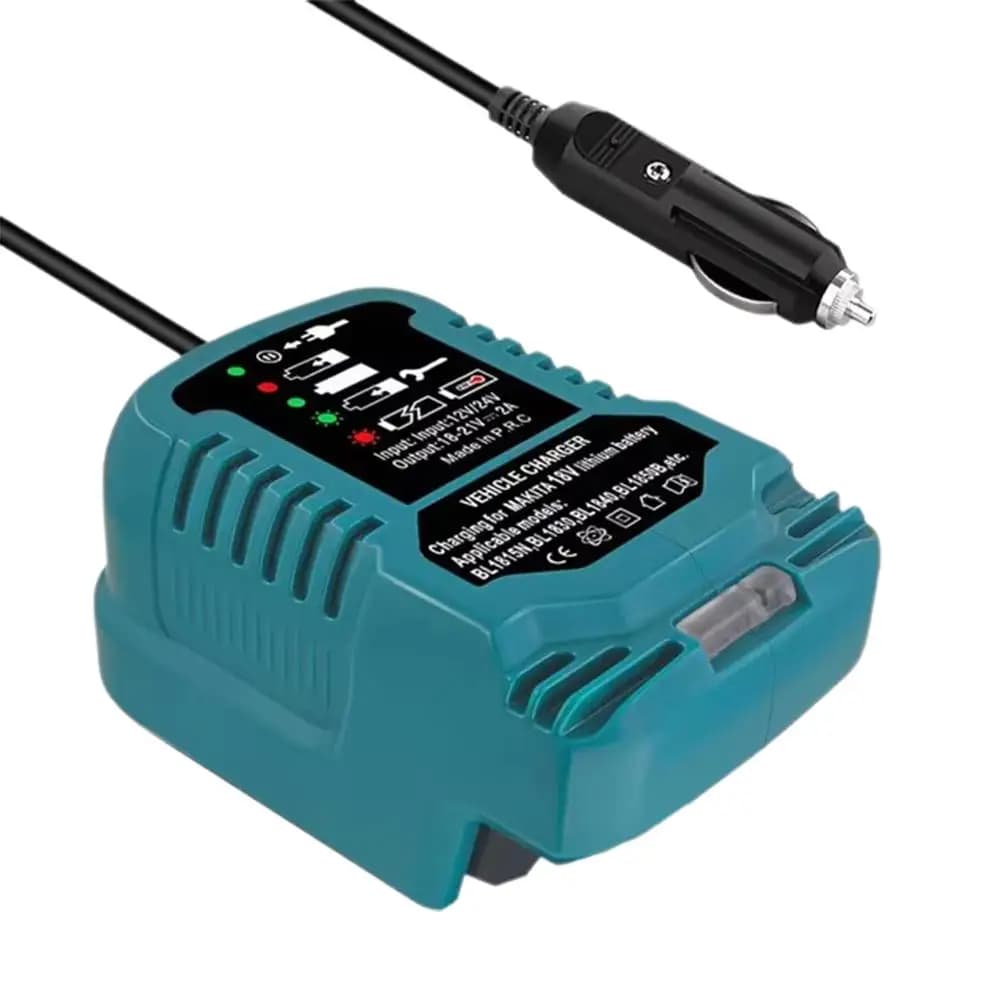 Portable Mini Battery Charger Car Charger for Dewalt 18V 20V Lithium Battery Charger Car Cigarette Lighter First Aid Kit Tools