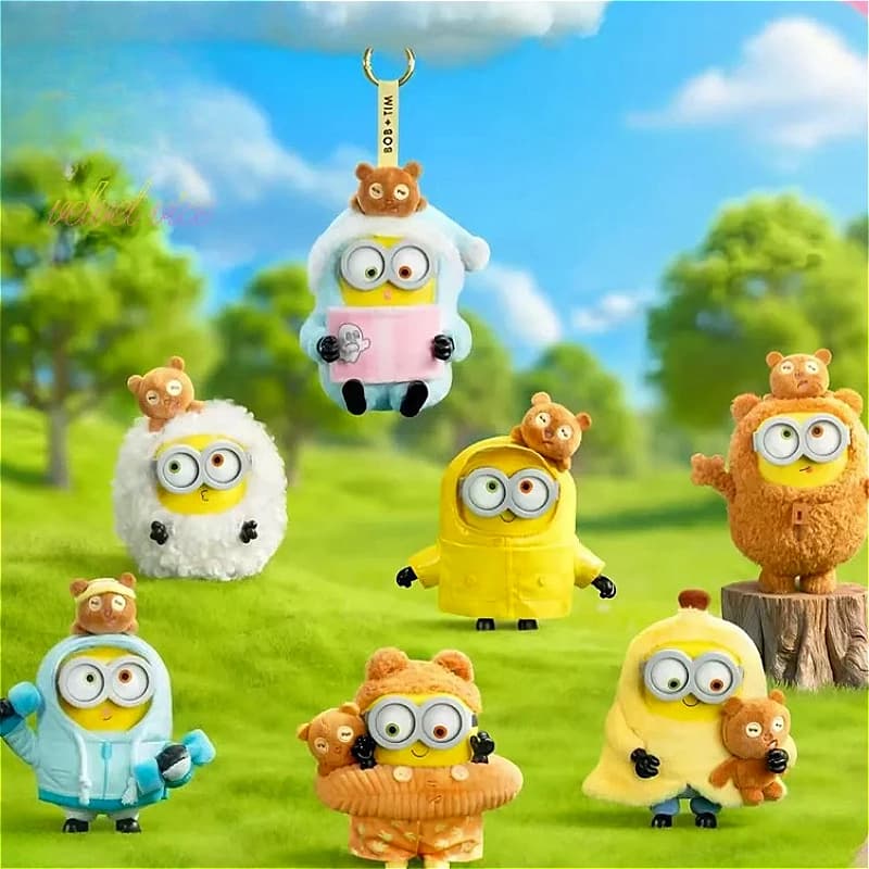 52TOYS Bob Tim Minions Serie Migliori Amici Insieme Peluche Blind Box Portachiavi Carino Borsa a Sorpresa Giocattoli alla Moda Regali Squisiti
