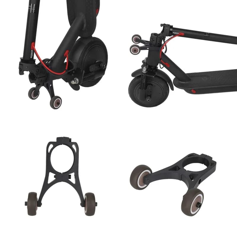 Electric Scooter Auxiliary Wheel For M365 Pro Pro2 Mi3 Mi4 4Pro Max G30 Push-pull Training Wheel Vertical Roller Stand Parts