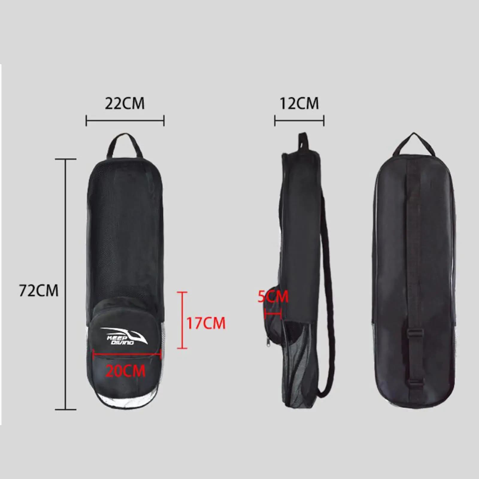 Portable Scuba Diving Carrying Bag Duffel Mesh Snorkeling for Wetsuit Swimming Travel Underwater