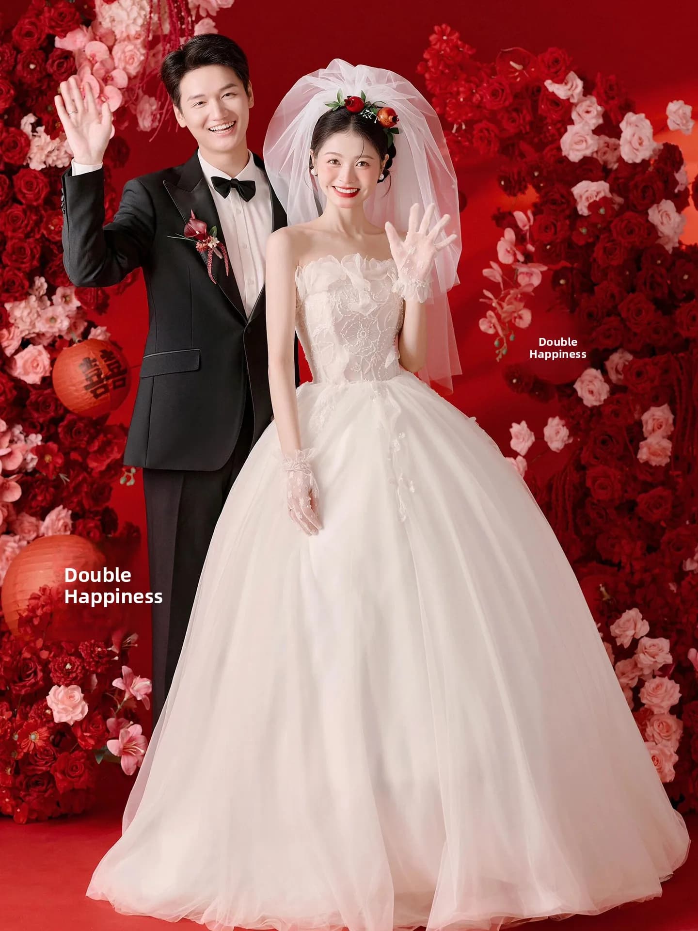 Ele Lightweight Bridal Gown with Strapl Neline for Wedding Entrance Super Fairy T like Aosphere Long Puffy Skirt