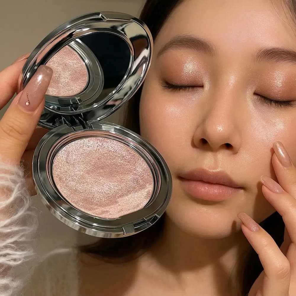 Palette di ombretti glitterati brillanti, a lunga durata, facili da applicare, polvere illuminante, trucco occhi, pasta monocromatica brillante ad alta lucentezza