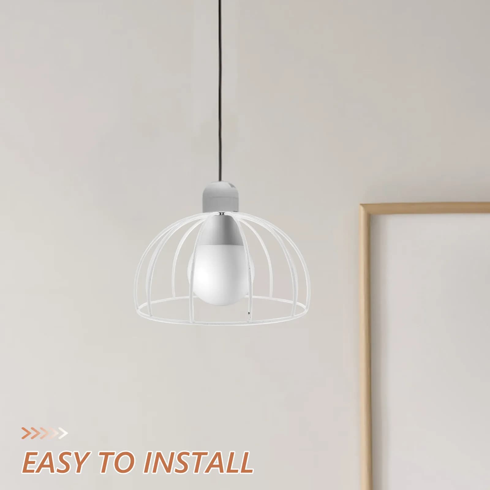 DIY Lamp Shade Frame Handwoven Dream Catcher Design Iron Lampshade Frame Creative Pendant Light Cage Lampshade Decorative