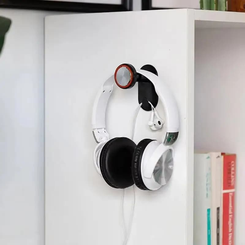 Quick Toolless Telescopic Headphone Hook Stand Installation For Desk Mounting 83CE