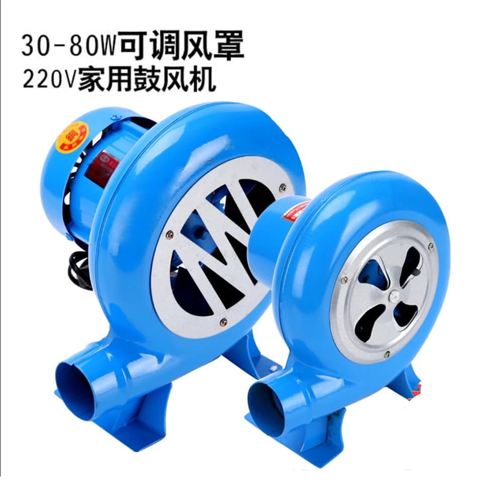 220V AC Ventilatore domestico 30W 40W 60W 80W Ferro Soffiatore Ventilatore centrifugo Ventilatore d'aria Interruttore Bruciatore elettrico BBQ