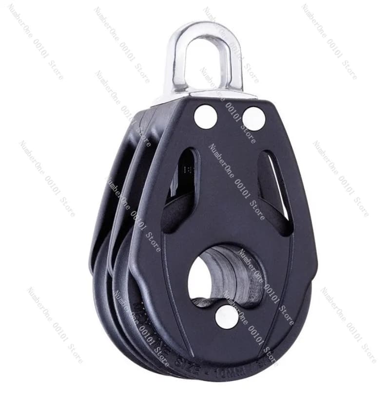Puleggia a Doppia Ruota con Cuscinetto a Sfera per Barche a Vela, Grado Marino, Diametro Puleggia 22mm, Diametro Cavo 6mm, Blocco per Vela, Accessori per Imbarcazioni