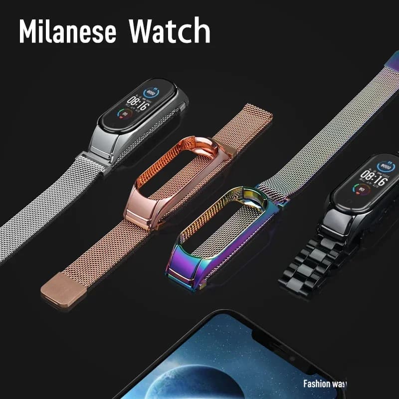Bracciale per Xiaomi Mi Band 7 NFC Strap Sport cinturino ad anello milanese Miband7 smartwatch Cintura di ricambio su mi band 5 4 3 6