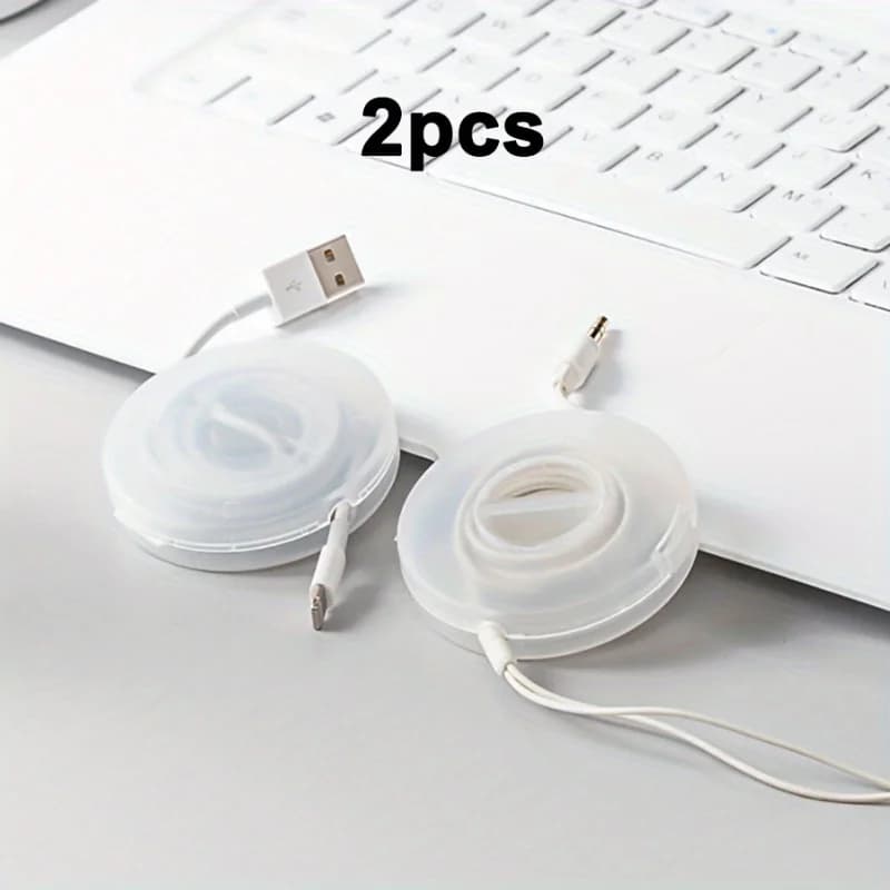 Organizzatore di cavi da 2 pezzi, custode per cavi, supporto USB per organizer per cavi, gestione dei cavi, auricolari e avvolgicavo di ricarica e organizer
