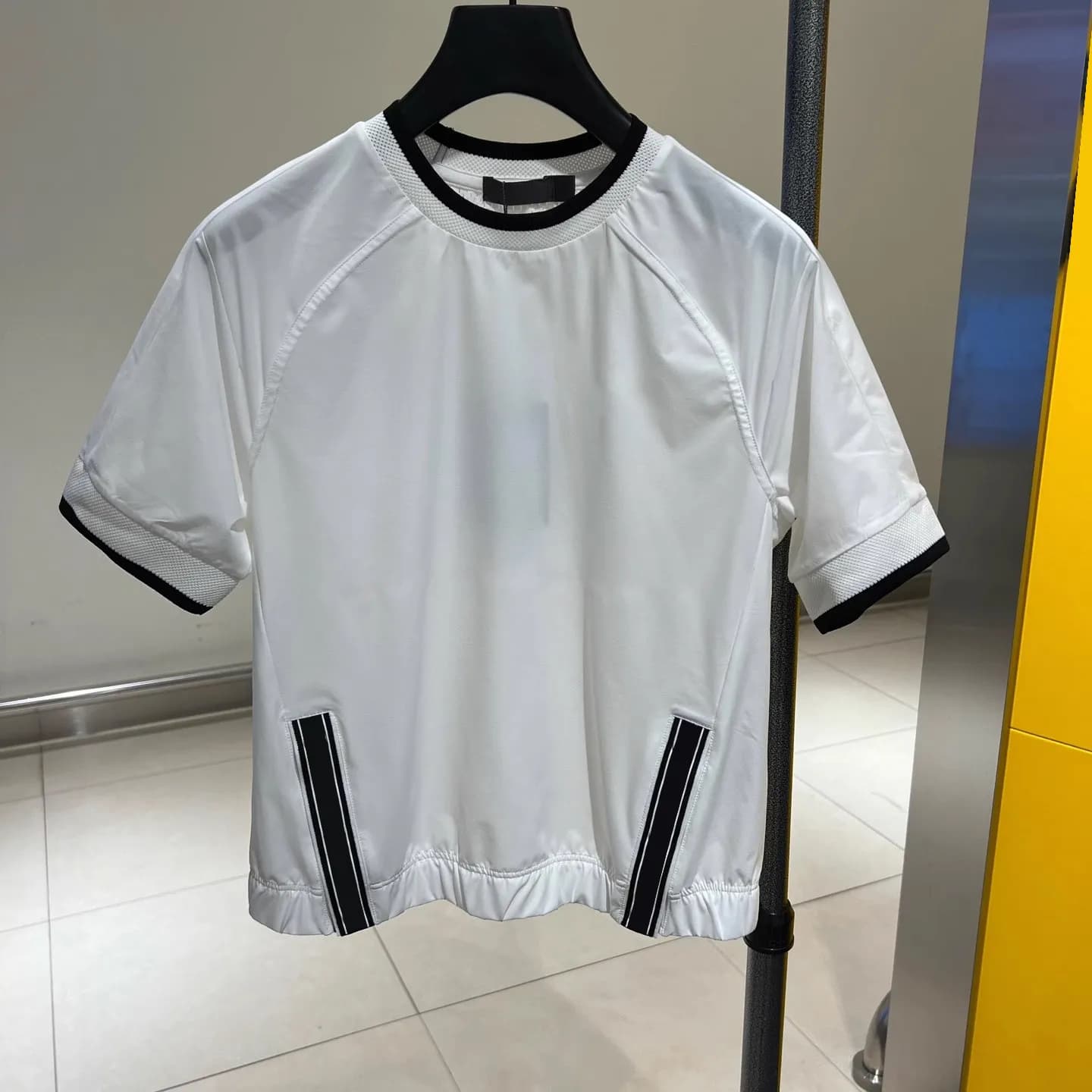 T-shirt da golf da donna in stile coreano, girocollo, manica corta, traspirante, ad asciugatura rapida, casual, sportiva, alla moda, versatile