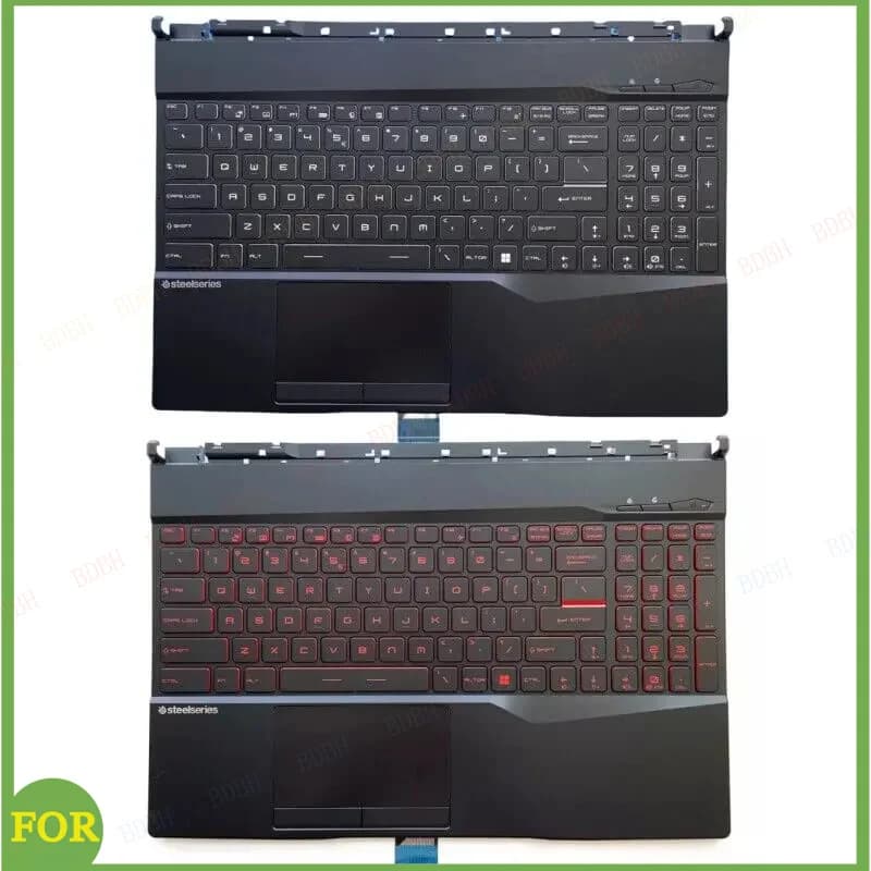 New For MSI GL65 GP65 MS-16U4 Upper Case Palmrest Cover Backlight Keyboard