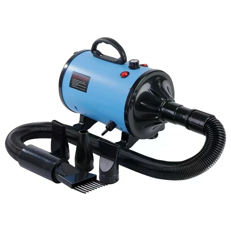 Professional 2-in-1 Eco-Friendly Pet Grooming Vacuum High Velocity Hair Dryer Low Noise Portable Blower For Dogs Cats Adjustable