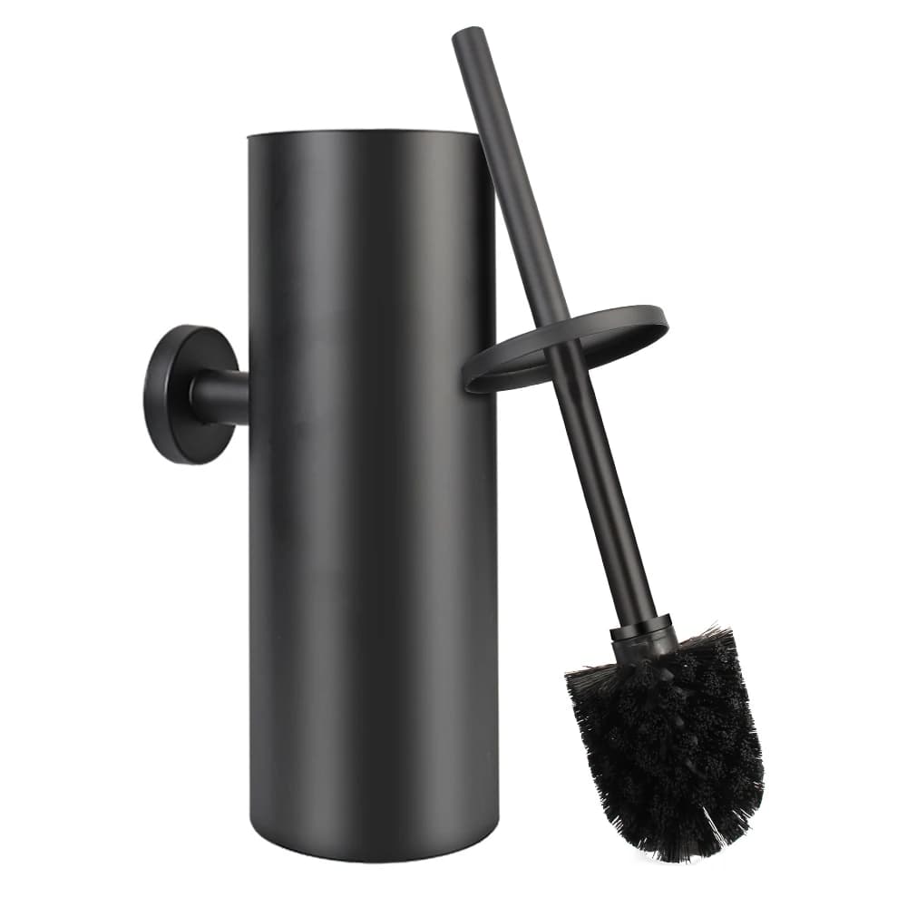 304 Stainless Steel Bathroom Accessories Wall Mounted Toilet Brush Cleaning Brush Holder Sets Durable