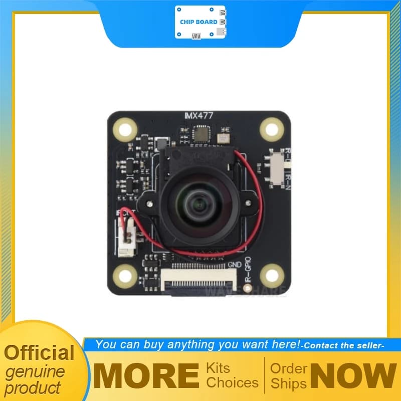 Waveshare IMX477 IR-CUT 12.3MP Camera (B), Raspberry Pi Jetson RDK Vision Module