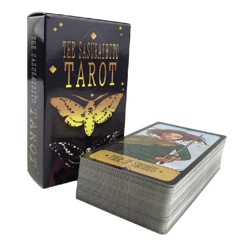 Il mazzo di carte dei tarocchi Sasuraibito Giochi da tavolo inglesi per la versione di intrattenimento Oracle da tavolo per feste
