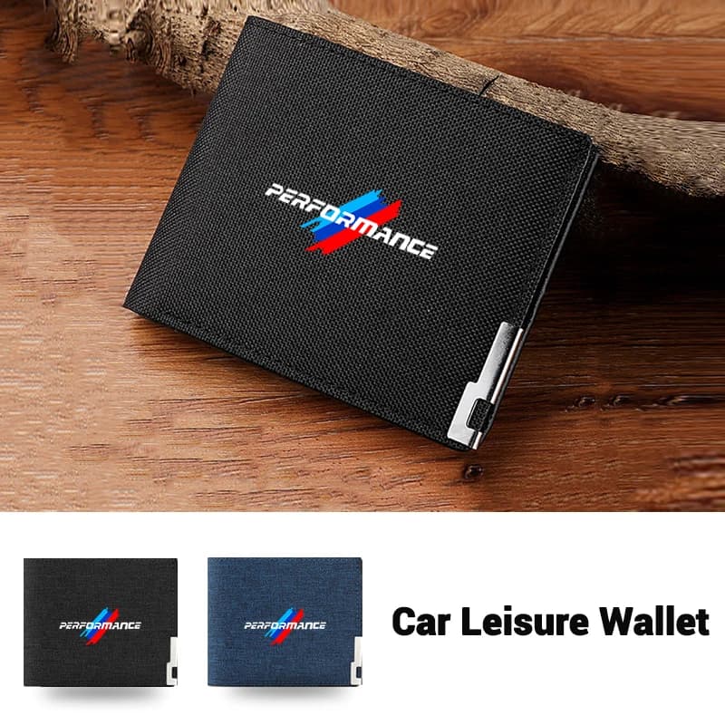 Porta patente di guida per auto Porta carte di credito Custodia Portafoglio in pelle per BMW Performance E46 E39 E60 F10 F20 F30 F15 F16 Accessori
