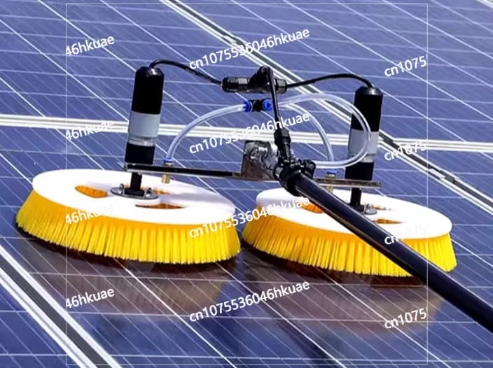 Testa della spazzola per la pulizia dei pannelli fotovoltaici da 350 mm Disco di grande diametro Pannelli e accessori per la generazione di energia solare fotovoltaica