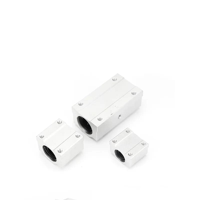 1PCS SCS8LUU 8mm SCS10LUU SCS12LUU SCS13LUU SCS16LUU 12mm Linear Ball Bearing Block CNC Router 3D Printer Shaft Parts