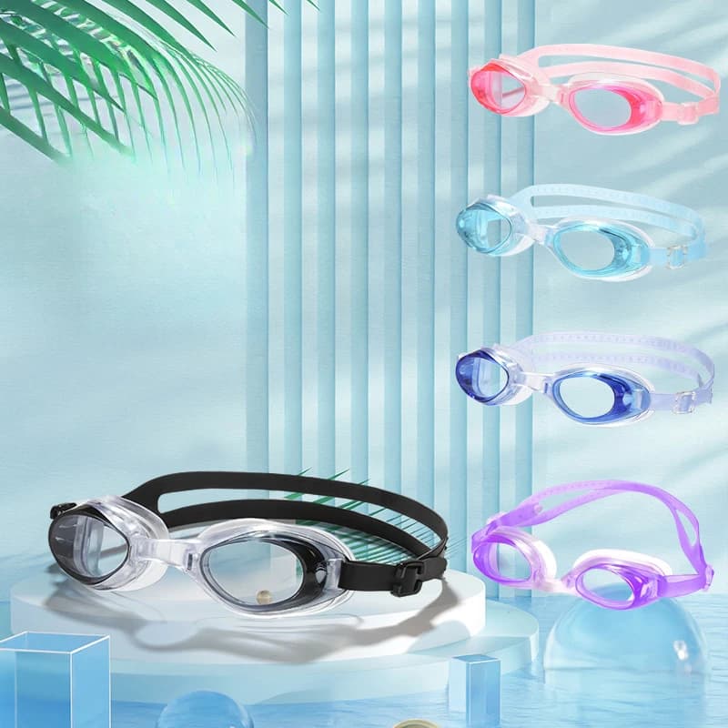 Occhialini da nuoto in silicone Occhialini da nuoto professionali impermeabili e antiappannamento da uomo HD unisex per adulti Uomini Donne