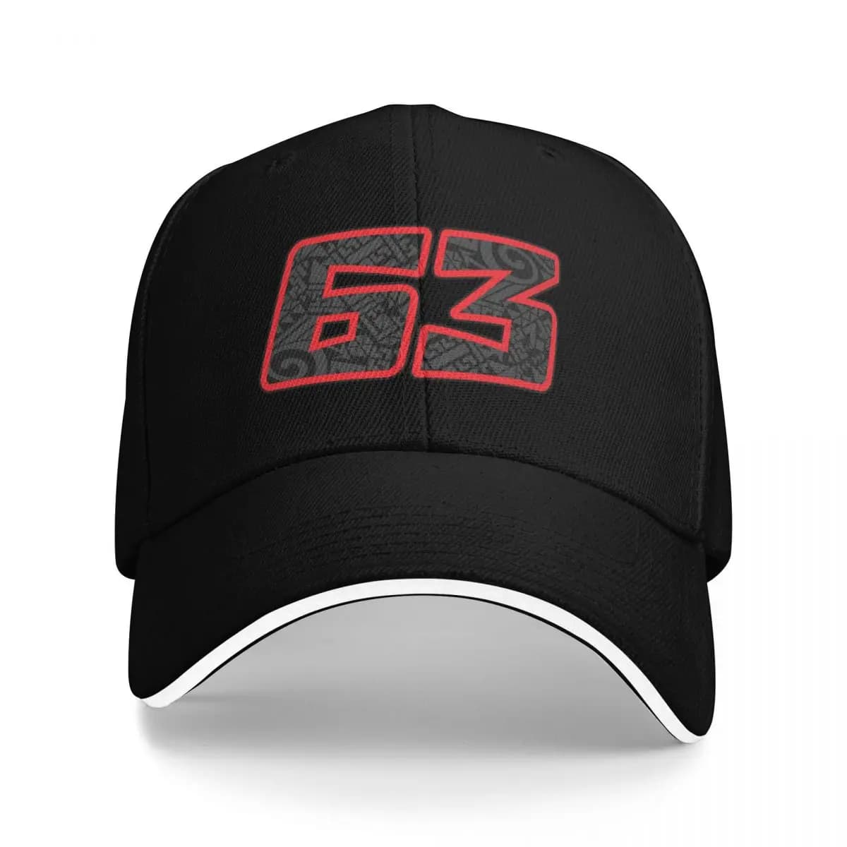 Francesco Pecco Bagnaia 63 Berretto da baseball Berretto da golf Cappello da uomo di lusso Borsa da spiaggia da uomo di marca di lusso da donna