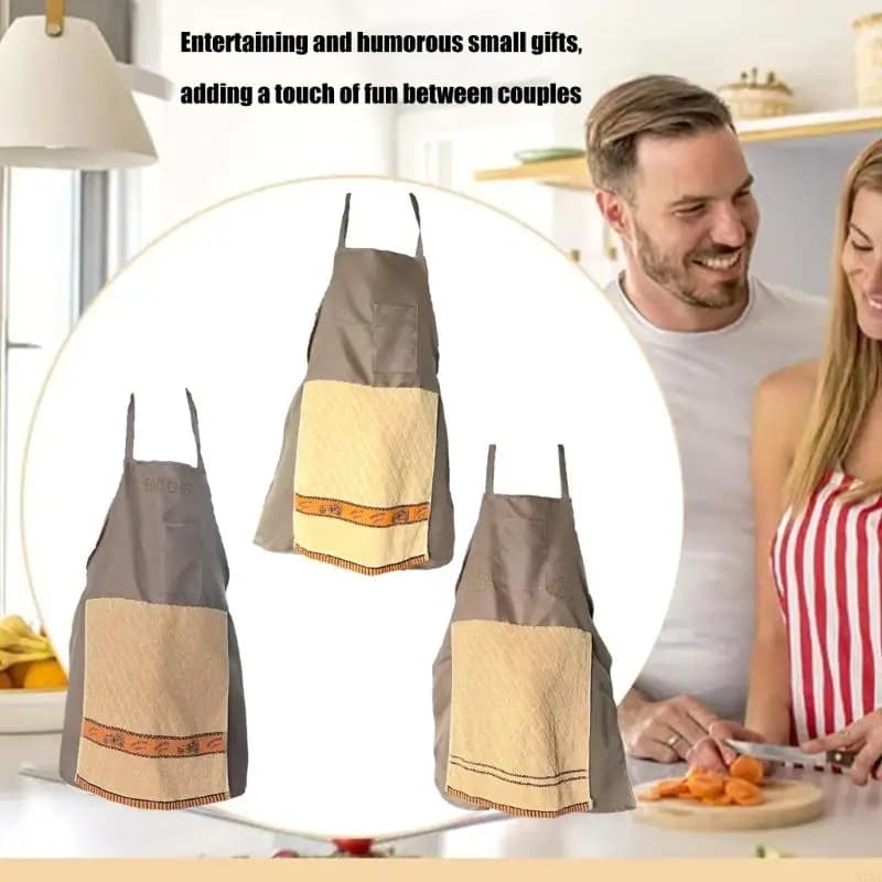 Gruppo cuochi regolabili per uomini adulti esilaranti Design a sorpresa Prann Apron