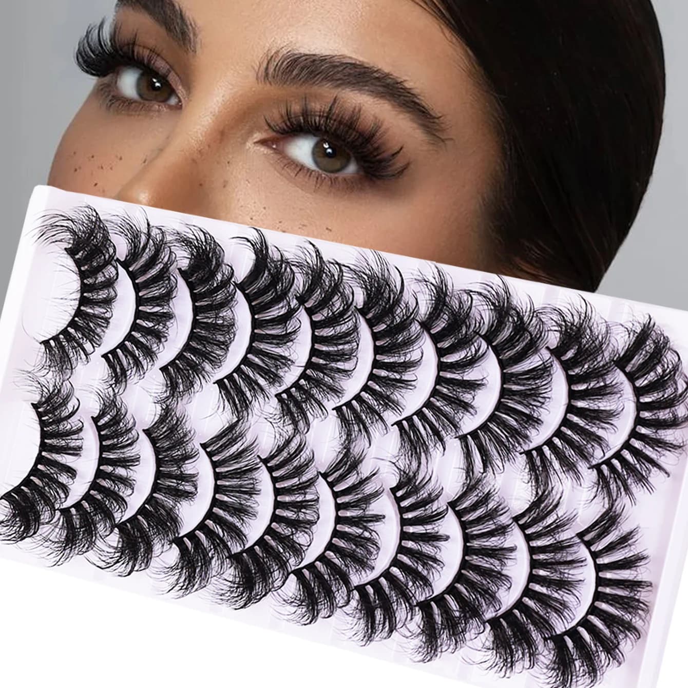 The "giant" eyelashes that European and American makeup experts are looking for! 25 mm long and soft extra blade, reusable, convenient