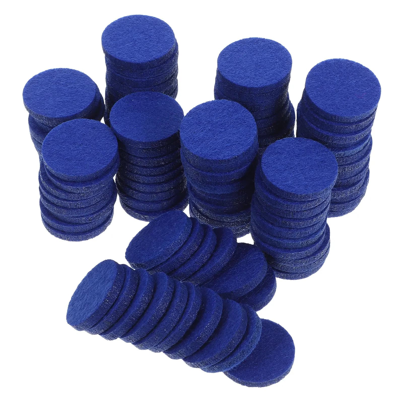 100 Pieces of Mini Round Bearings in Cotton for Essential Oil Diffusers, Aromaterapic Necklaces and Medaglioni, Small Spare Parts for Aromatic Medaglioni