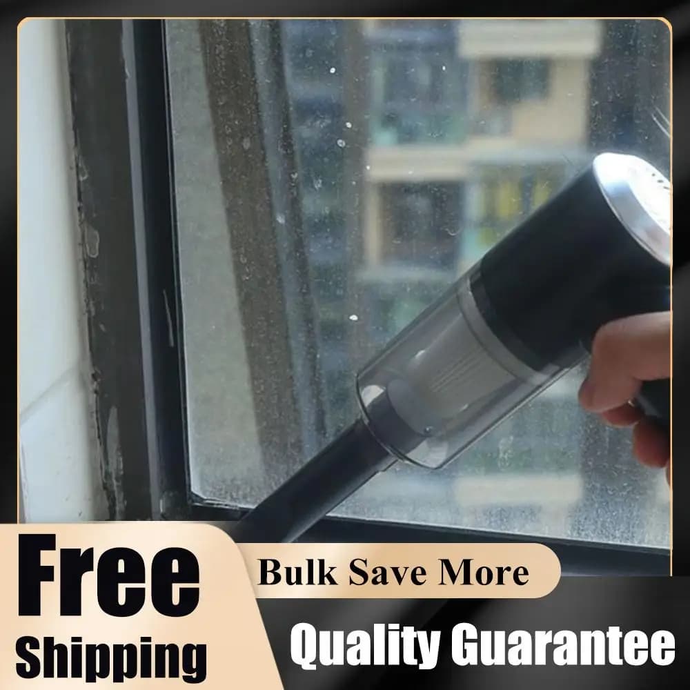 Aspirapolvere per Auto Senza Fili 6000Pa 120W, Aspiratore Portatile Cordless con Forte Aspirazione, Elettrodomestico per Pulizia Automatica