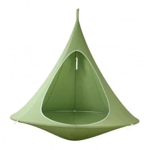 A hammock chair for children, hanging hammock to play rest, soft seat with inflatable cushion, indoor and outdoor garden