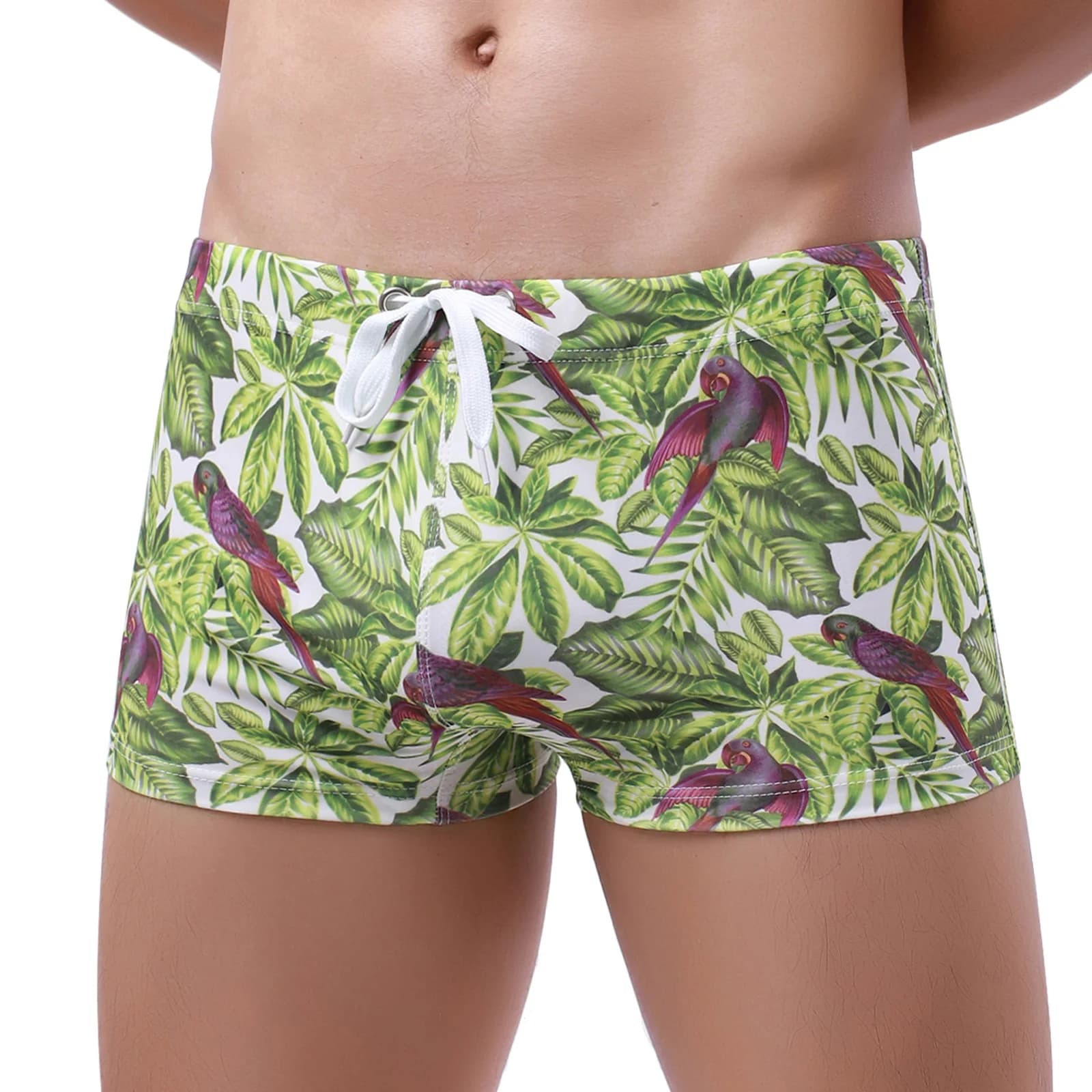 Costumi da bagno estivi Uomo Costume da bagno Maillot De Bain Boy Costumi da bagno Boxer Pantaloncini Tronchi sexy Nuoto Custodia in rete Surf Banadores sungas