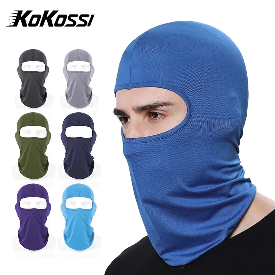 KoKossi Maschera Estiva Integrale da Ciclismo, Cappello Traspirante in Rete, Protezione Solare, Balaclava per Moto, Cappello da Equitazione Outdoor Uomo Donna