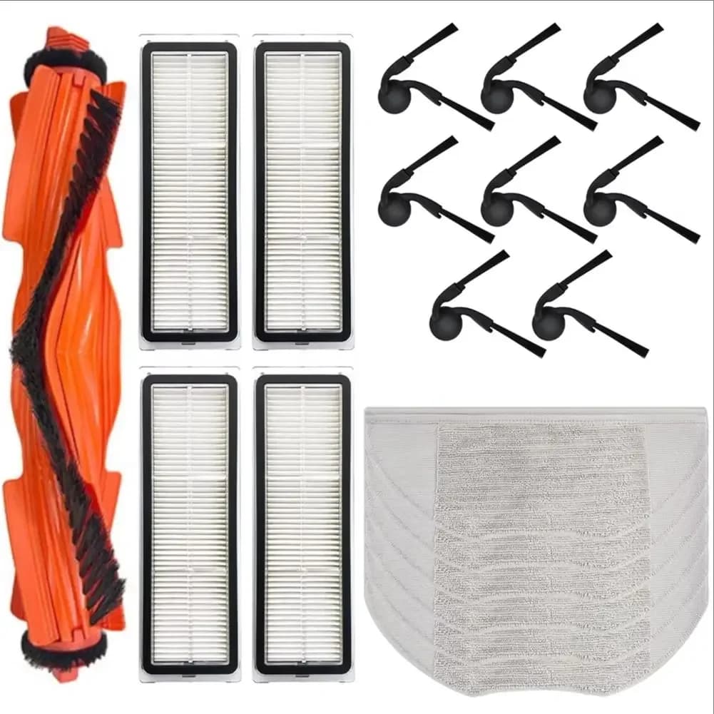 Principale Spazzola Laterale Filtro Mop Panno Kit Per Xiaomi S40/OV81 Robot Aspirapolvere Principale Spazzola Laterale Filtro Mop Per Aspirapolvere