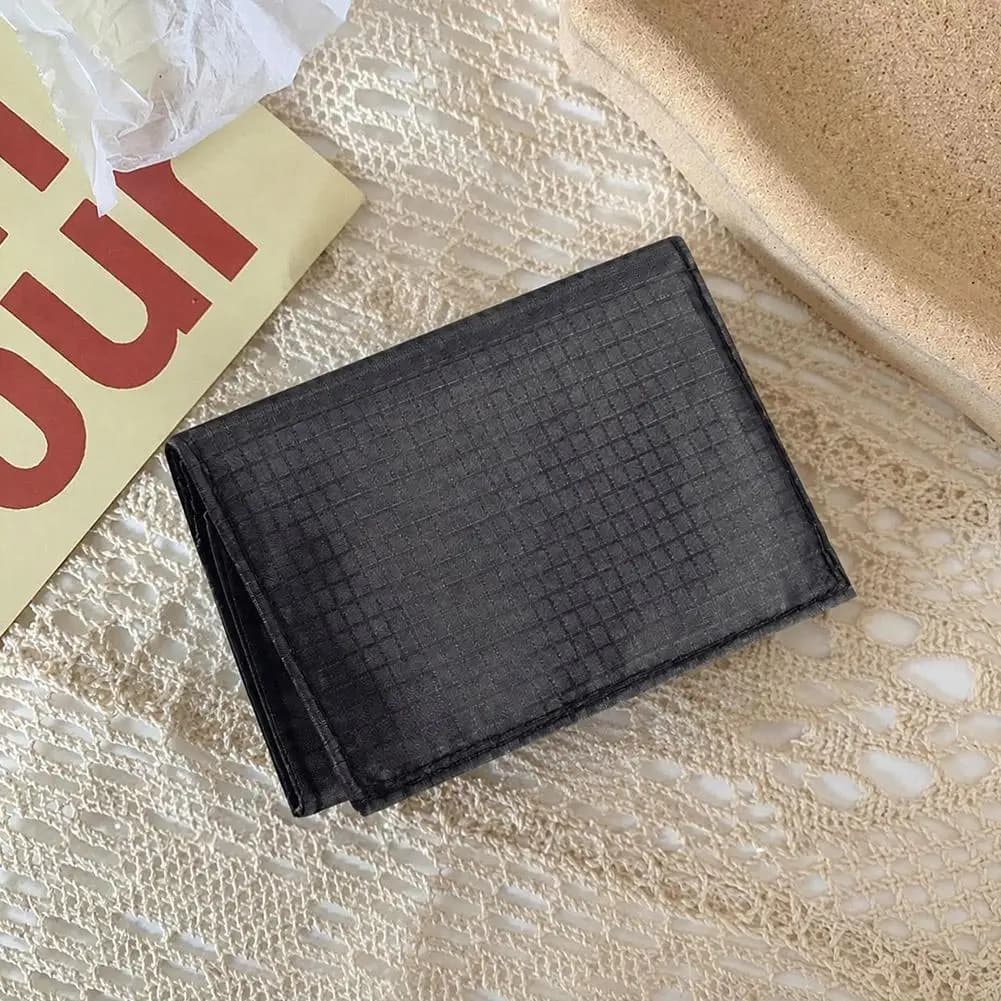 Belt Mounted Document Wallet for Users, Compact Nylon Travel Holder for Booklet Cash Tickets Papers and Daily Sightseeing