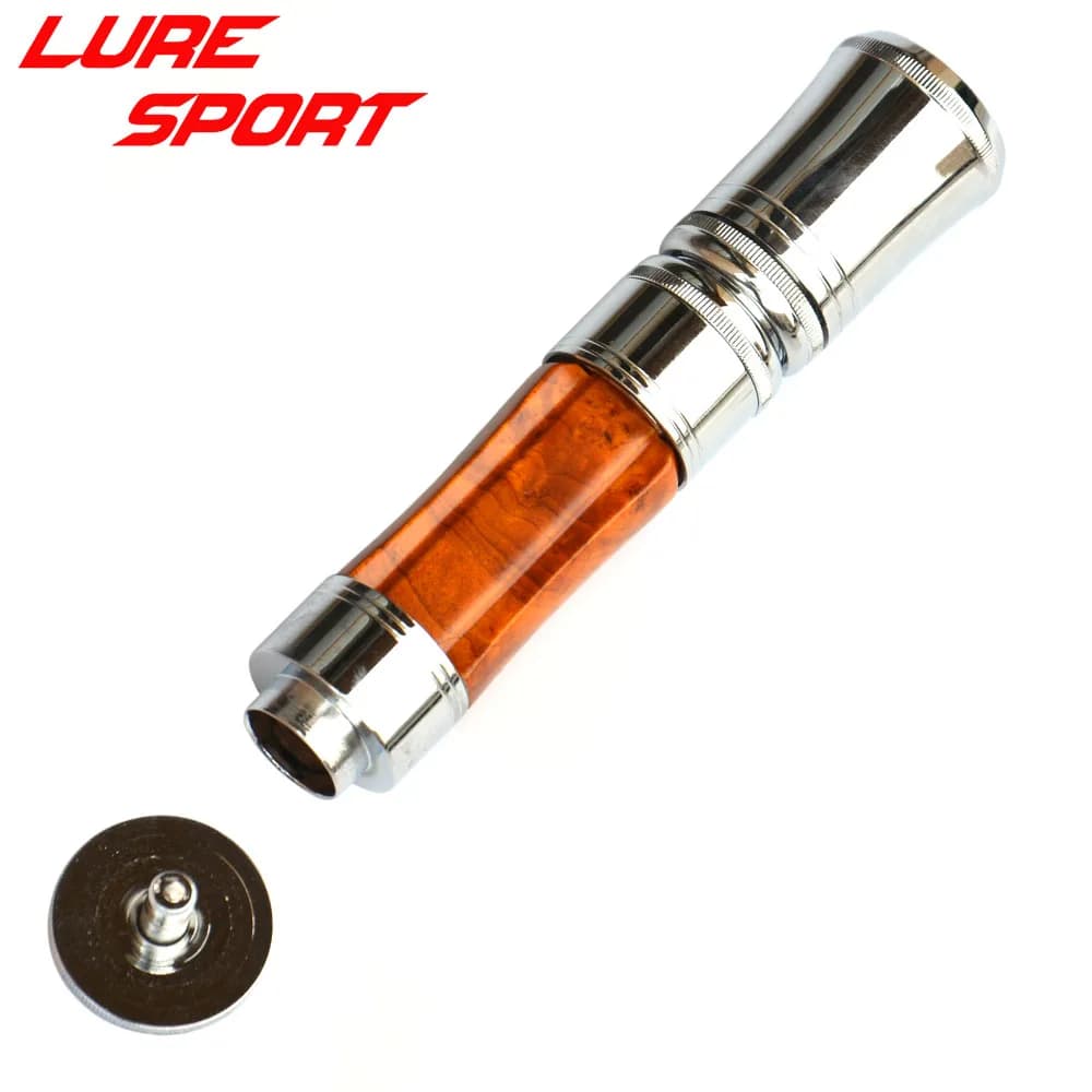 LureSport portamulinello da Spinning in alluminio con puntali di bloccaggio asta per carrozzeria in legno riparazione componenti accessori fai da te