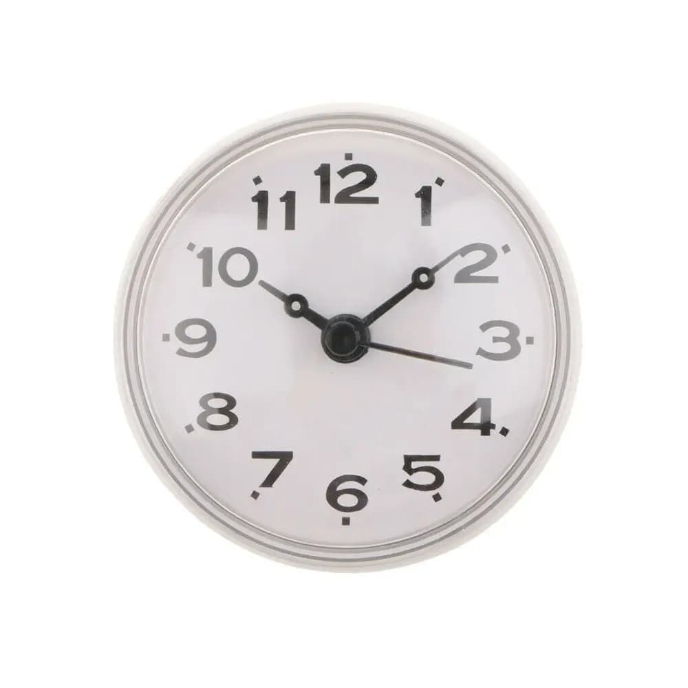 Wall clock with suction cup for kitchen, bathroom, anti-fog, waterproof