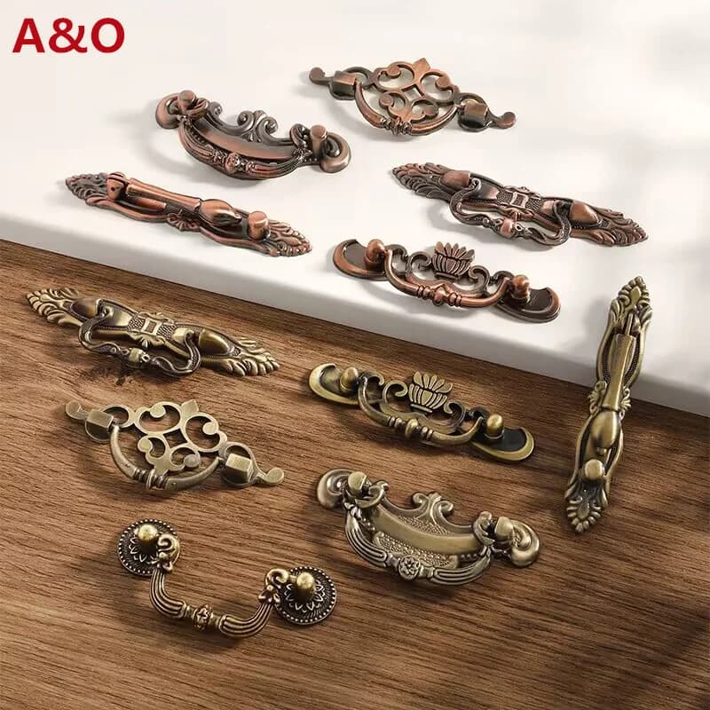 Maniglie Cassetto Armadietto Mobili Maniglie da cucina per Manopola dell'armadio Porta Cassetto Mobili Cucina Retro Classica vecchio stile