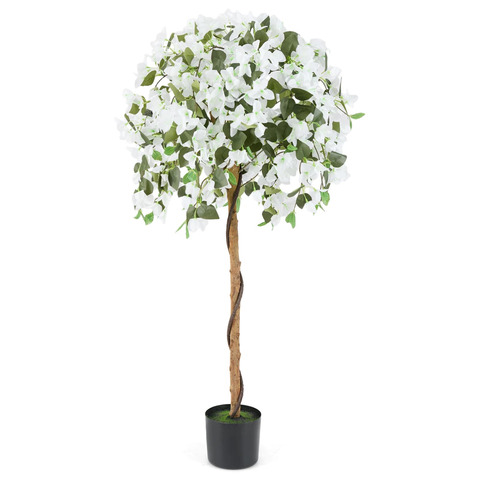 53 inch artificial azalea tree floral plant with red azalea flower nursery pot