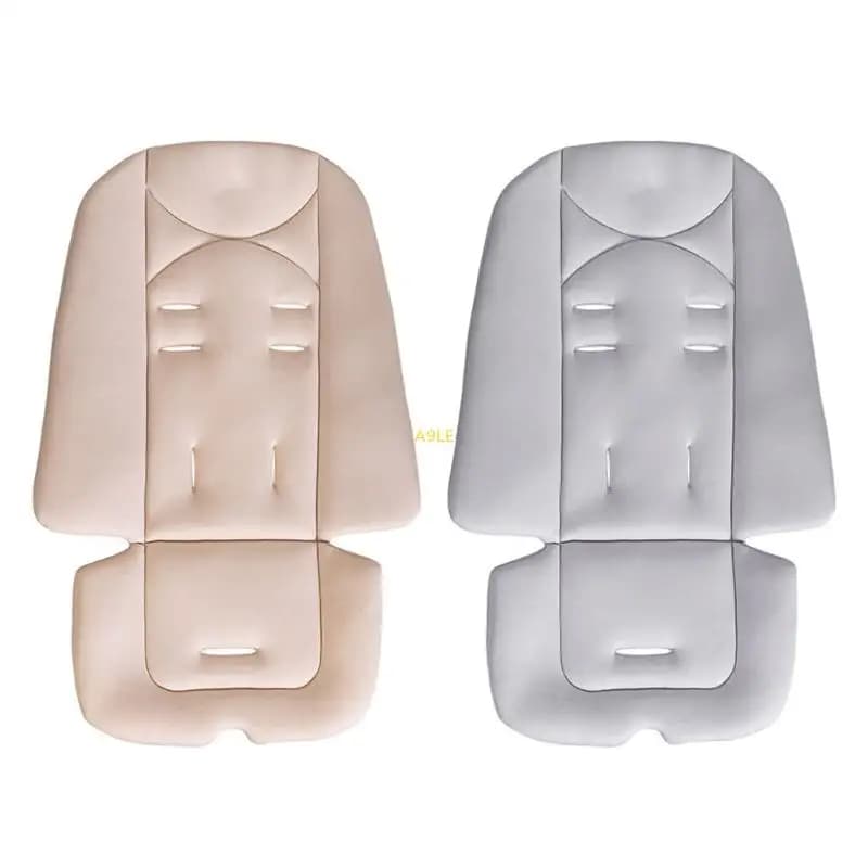 Morbido cuscino per passeggino in cotone traspirante Design universale per carrozzina con per cinghie sicurezza facile