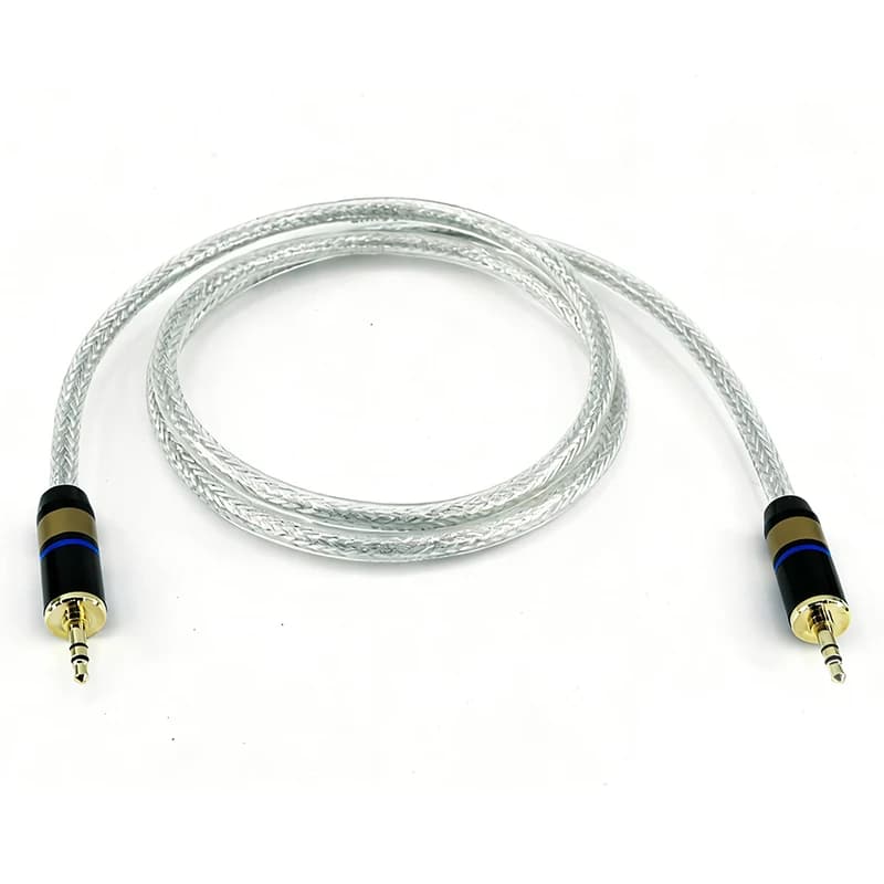 Cavo Audio AUX da 3,5 mm di Grado Professionale Hi-Fi – Trasmissione Bilanciata per Mixer/Amplificatore da Studio